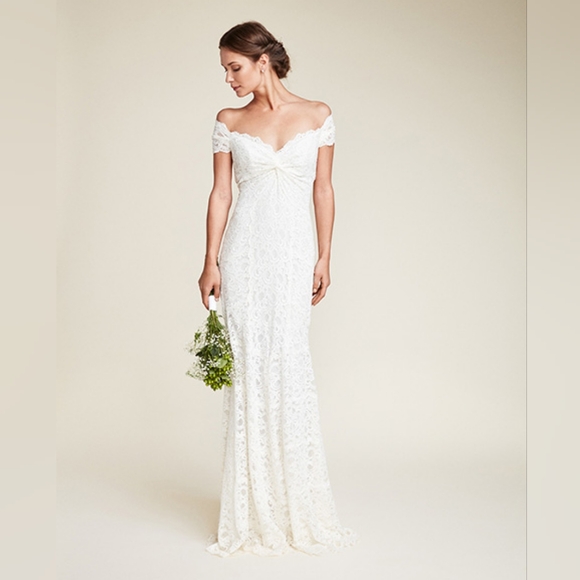 NWOT Nicole Miller Juliet Ivory Wedding Dress Size 12